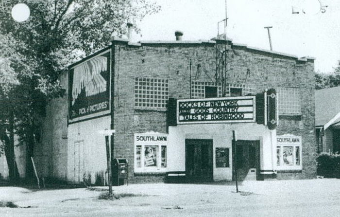 old photo from cinema treasures Southlawn Theater, Wyoming